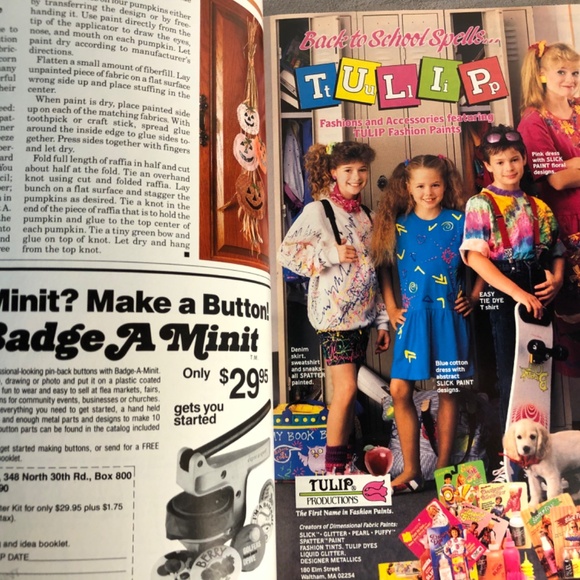 HALLOWEEN HOW-TO'S - CRAFTS CROSS STITCHER MAGAZINE, OCTOBER 1989 - Picture 9 of 9